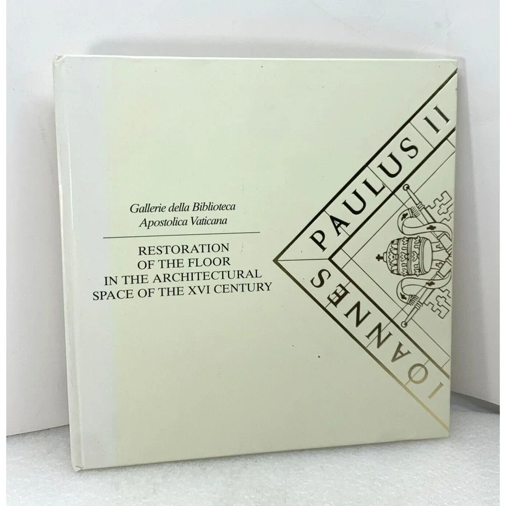 Paulus II Galleries Vatican Library Floor Restoration 16th Century Art Book